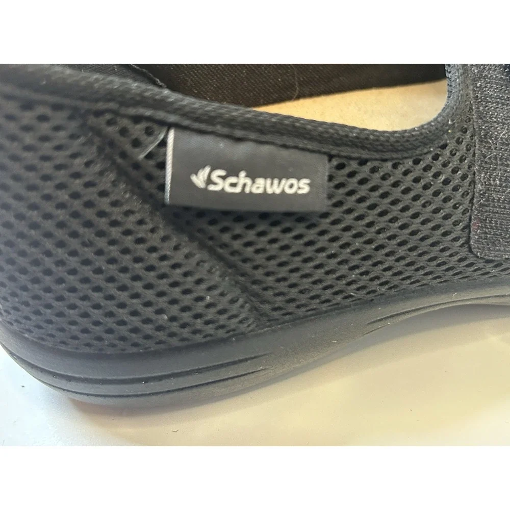 Schawos‎ Anatomic Orthotic Black Sandals EU 44 Slip Resistant Soles Men Sz 10.5